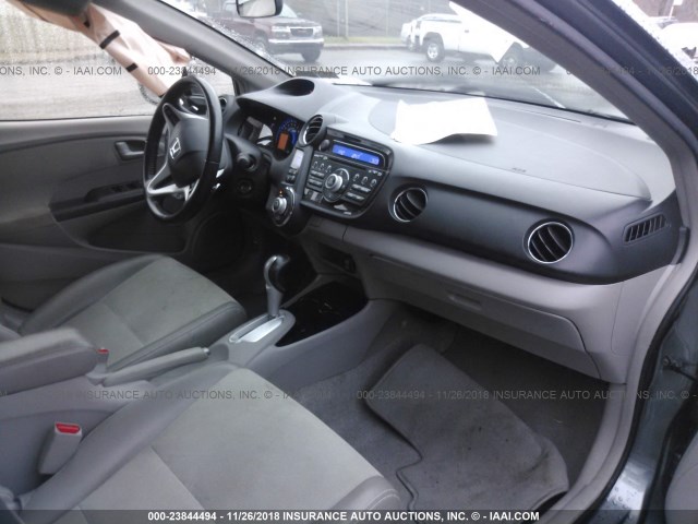 JHMZE2H72ES001456 - 2014 HONDA INSIGHT EX GRAY photo 5