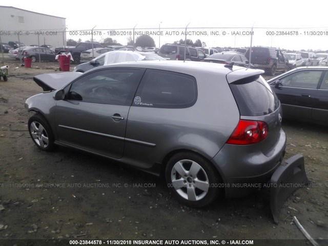 WVWEV71K97W008282 - 2007 VOLKSWAGEN NEW GTI GRAY photo 3