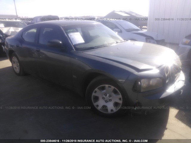 2B3KA43G67H645104 - 2007 DODGE CHARGER SE/SXT GRAY photo 1