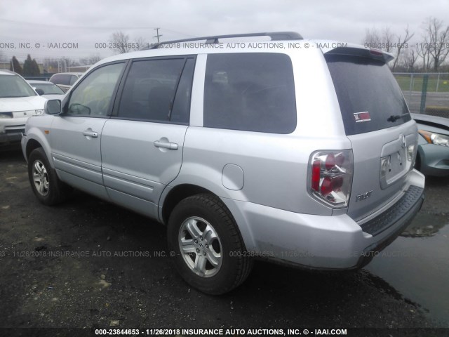 5FNYF18208B049645 - 2008 HONDA PILOT VP SILVER photo 3