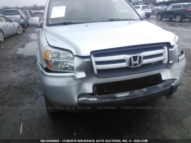 5FNYF18208B049645 - 2008 HONDA PILOT VP SILVER photo 6