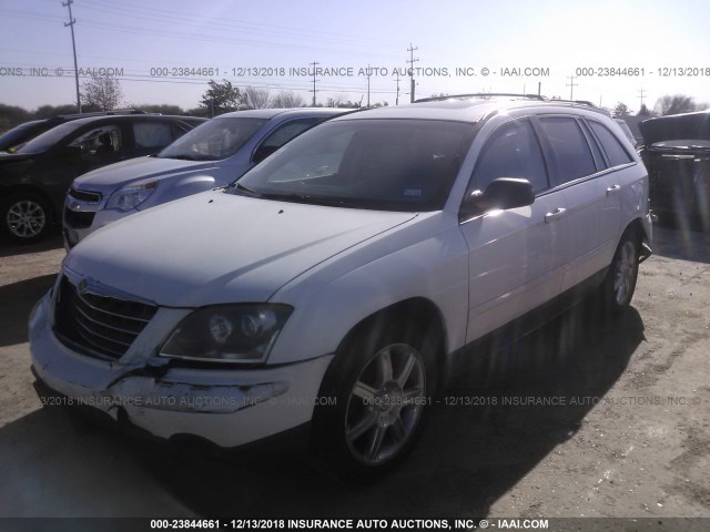 2C4GM68415R656802 - 2005 CHRYSLER PACIFICA TOURING WHITE photo 2