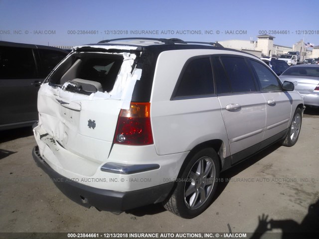 2C4GM68415R656802 - 2005 CHRYSLER PACIFICA TOURING WHITE photo 4