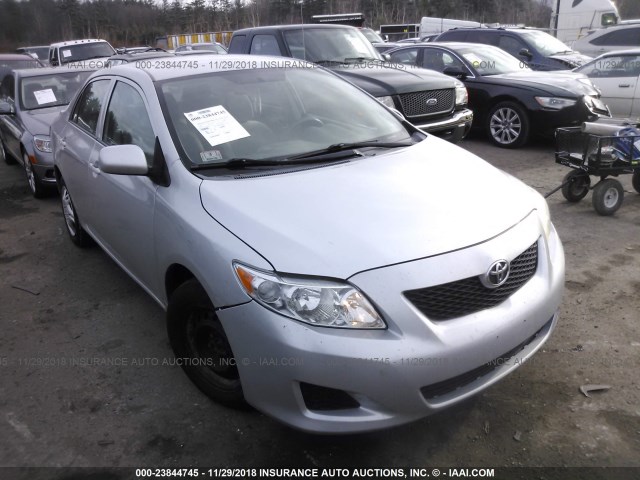 1NXBU4EE4AZ364324 - 2010 TOYOTA COROLLA S/LE/XLE SILVER photo 1