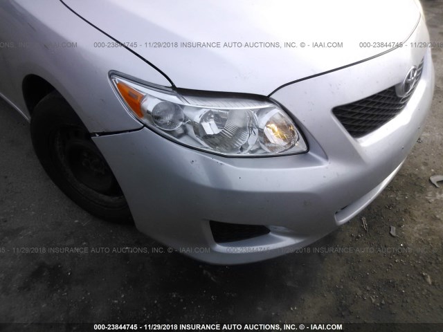 1NXBU4EE4AZ364324 - 2010 TOYOTA COROLLA S/LE/XLE SILVER photo 6