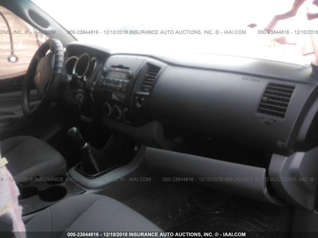 5TEUX42N49Z608307 - 2009 TOYOTA TACOMA ACCESS CAB წითელი ფოტო 5