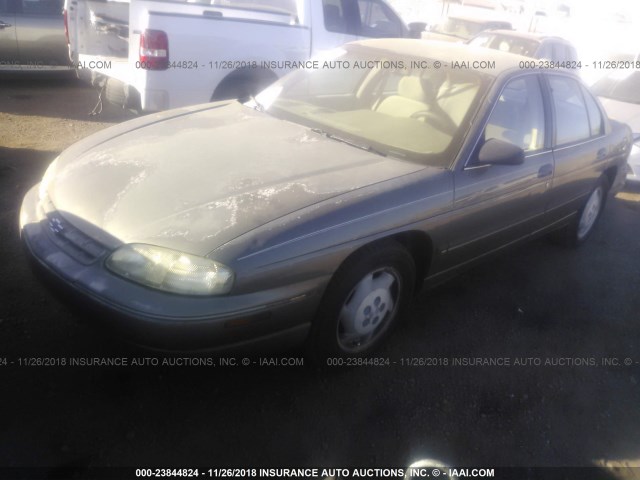 2G1WL52M9V9240846 - 1997 CHEVROLET LUMINA LS GRAY photo 2