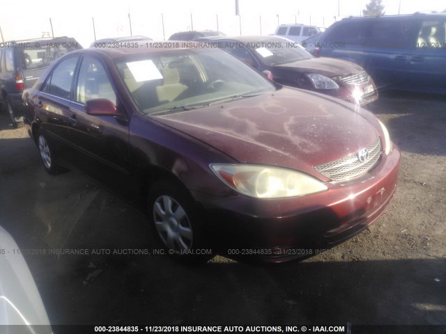 4T1BE32K72U067244 - 2002 TOYOTA CAMRY LE/XLE/SE MAROON photo 1