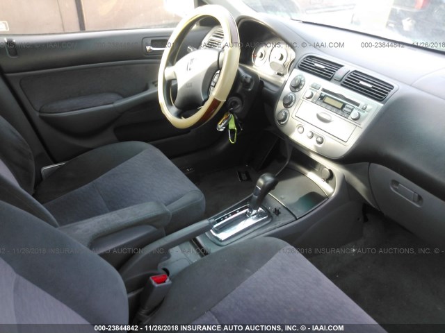 JHMES96674S008878 - 2004 HONDA CIVIC HYBRID SILVER photo 5