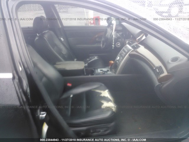 JH4KB16575C009553 - 2005 ACURA RL BLACK photo 5