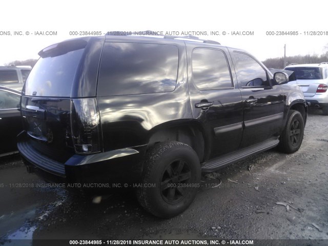 1GKFK13037J105954 - 2007 GMC YUKON BLACK photo 4