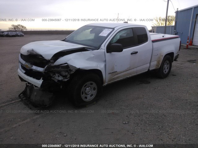 1GCHSBEAXJ1139977 - 2018 CHEVROLET COLORADO WHITE photo 2