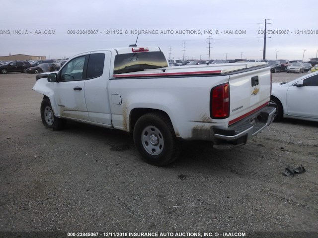 1GCHSBEAXJ1139977 - 2018 CHEVROLET COLORADO WHITE photo 3