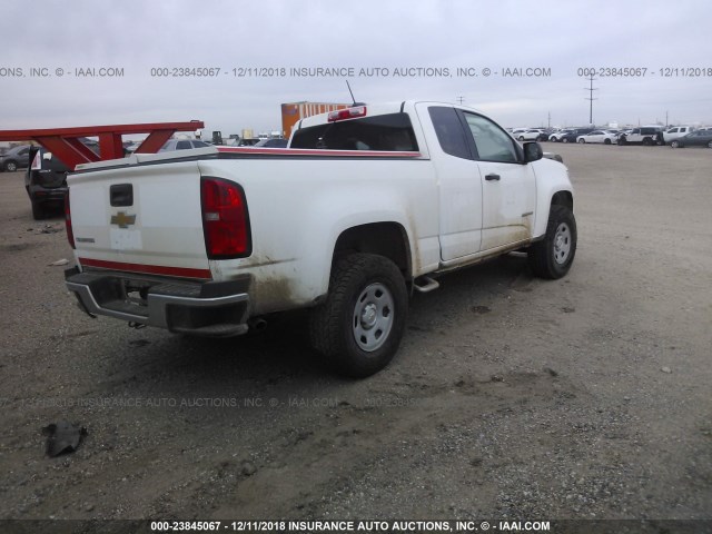 1GCHSBEAXJ1139977 - 2018 CHEVROLET COLORADO WHITE photo 4