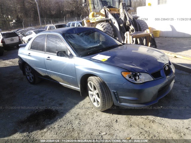 JF1GD616X7G500523 - 2007 SUBARU IMPREZA 2.5I BLUE photo 1