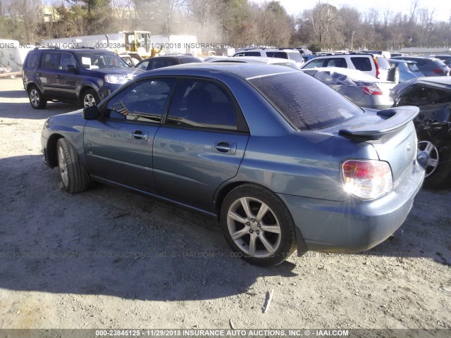 JF1GD616X7G500523 - 2007 SUBARU IMPREZA 2.5I BLUE photo 3