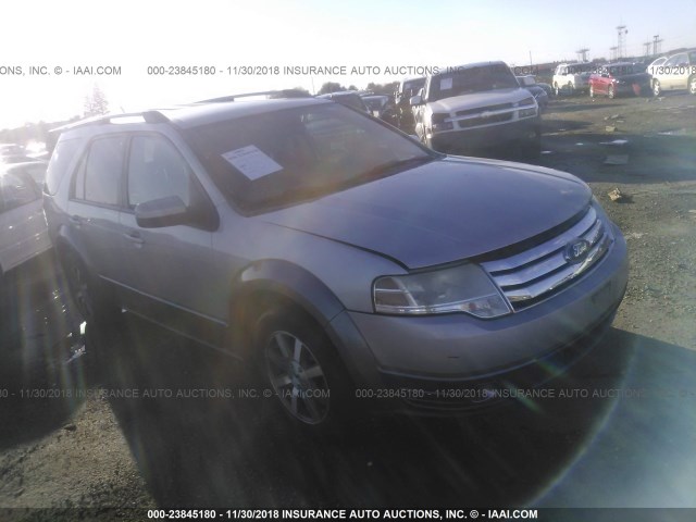 1FMDK05W28GA17129 - 2008 FORD TAURUS X SEL SILVER photo 1