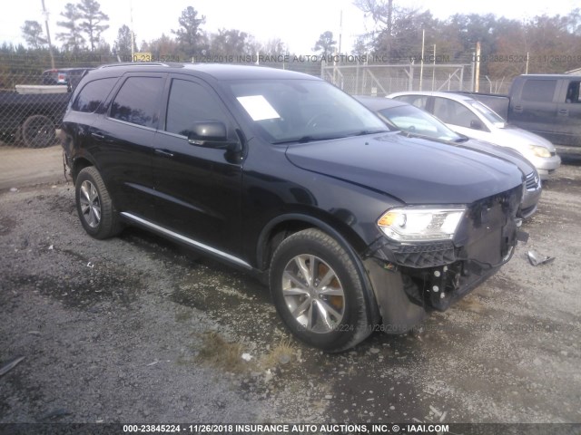 1C4RDHDG9GC361415 - 2016 DODGE DURANGO LIMITED BLACK photo 1