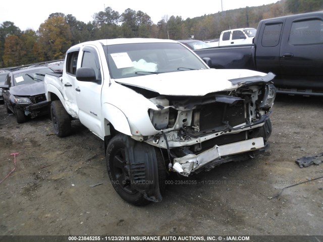 3TMJU62N77M048722 - 2007 TOYOTA TACOMA DOUBLE CAB PRERUNNER WHITE photo 1