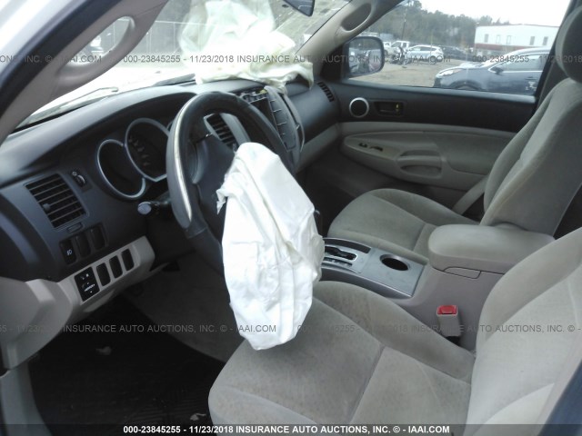 3TMJU62N77M048722 - 2007 TOYOTA TACOMA DOUBLE CAB PRERUNNER WHITE photo 5