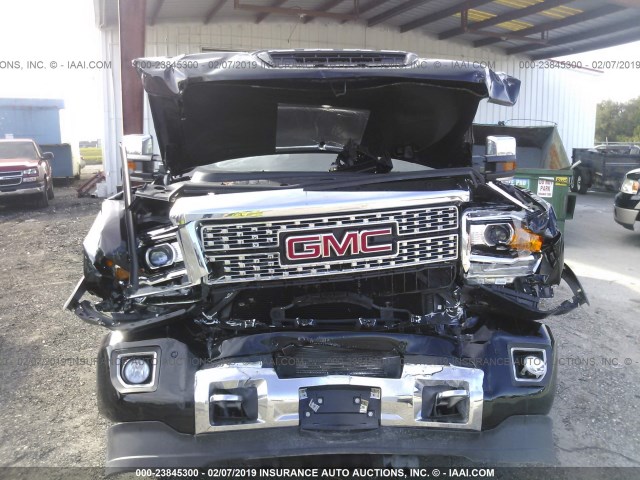 1GT12UEY6JF167837 - 2018 GMC SIERRA K2500 DENALI BLACK photo 6