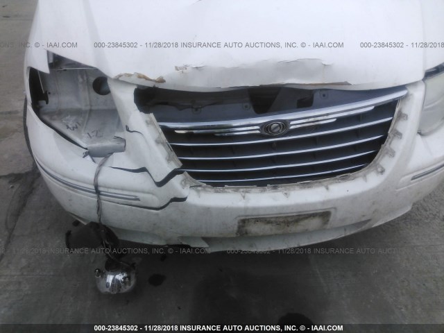 2C8GP64L55R203060 - 2005 CHRYSLER TOWN & COUNTRY LIMITED WHITE photo 6