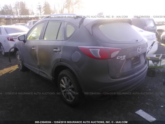 JM3KE4BY7G0774574 - 2016 MAZDA CX-5 SPORT GRAY photo 3