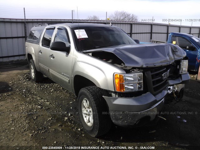 3GTEK23399G259256 - 2009 GMC SIERRA K1500 SLE GRAY photo 1