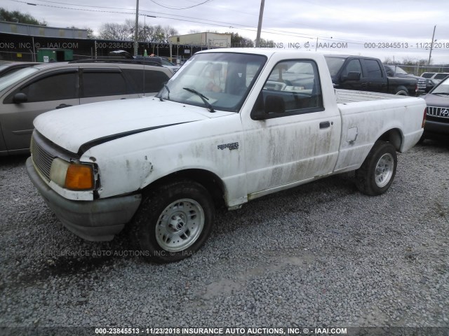 1FTCR10U9RPA91947 - 1994 FORD RANGER WHITE photo 2