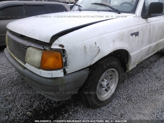 1FTCR10U9RPA91947 - 1994 FORD RANGER WHITE photo 6