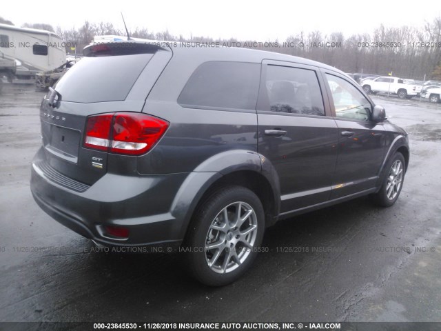 3C4PDCEG3JT439353 - 2018 DODGE JOURNEY GT GRAY photo 4