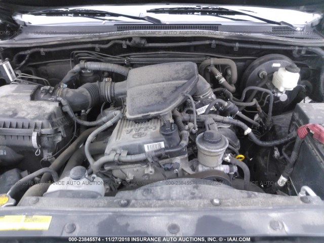 5TFTX4CN2DX031609 - 2013 TOYOTA TACOMA ACCESS CAB შავი ფოტო 10