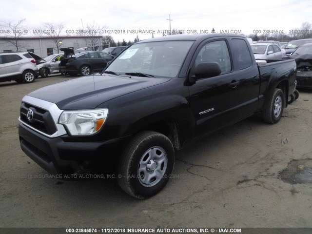 5TFTX4CN2DX031609 - 2013 TOYOTA TACOMA ACCESS CAB შავი ფოტო 2