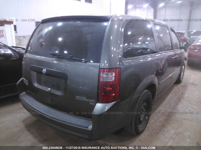 2D4RN4DE2AR259928 - 2010 DODGE GRAND CARAVAN SE GRAY photo 4