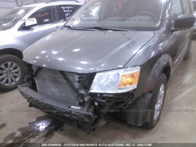 2D4RN4DE2AR259928 - 2010 DODGE GRAND CARAVAN SE GRAY photo 6