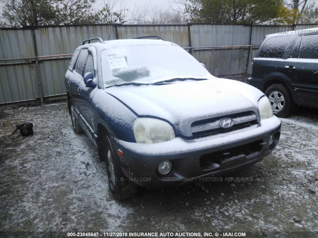 KM8SC73E36U091293 - 2006 HYUNDAI SANTA FE GLS/LIMITED BLUE photo 6