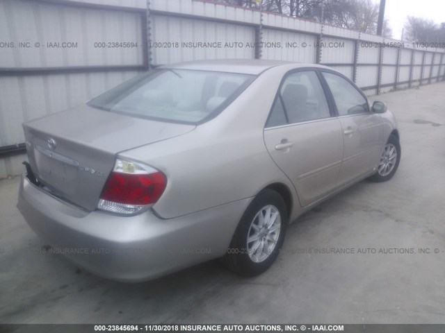 4T1BE32K06U696138 - 2006 TOYOTA CAMRY LE/XLE/SE GOLD photo 4