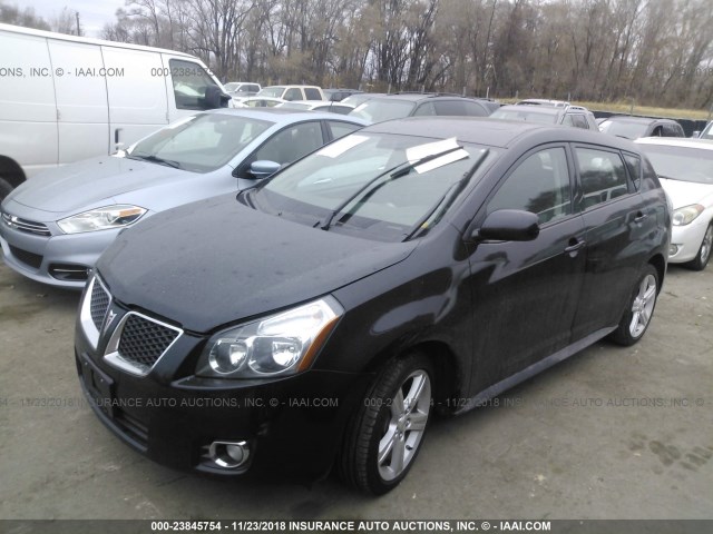 5Y2SP67069Z405883 - 2009 PONTIAC VIBE BLACK photo 2