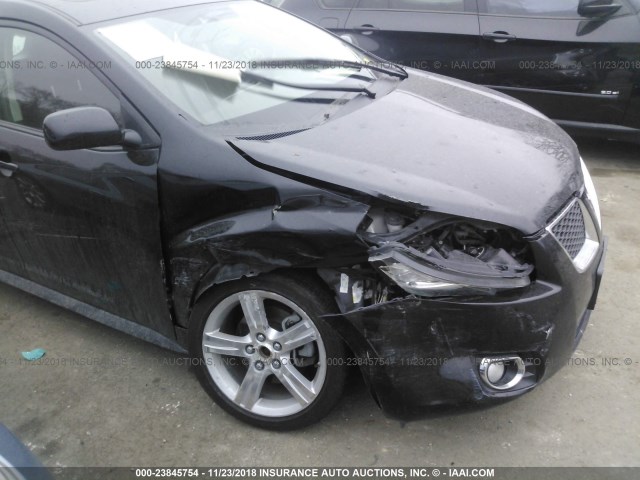 5Y2SP67069Z405883 - 2009 PONTIAC VIBE BLACK photo 6