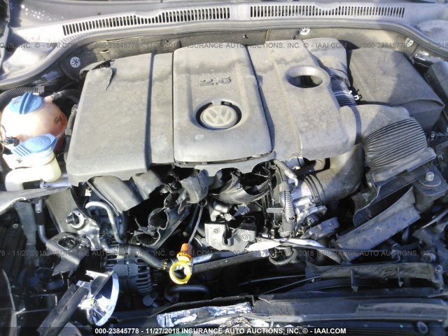 3VWDX7AJXBM343747 - 2011 VOLKSWAGEN JETTA SE შავი ფოტო 10