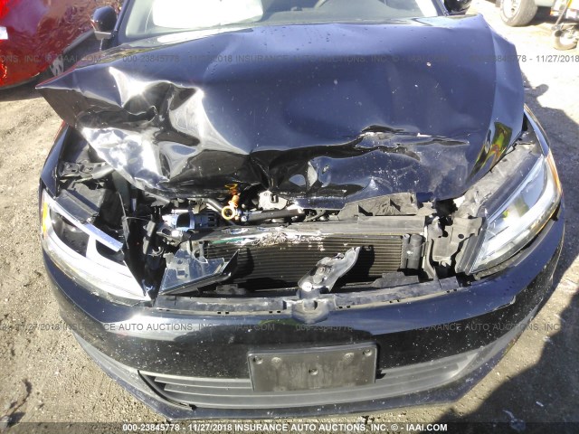 3VWDX7AJXBM343747 - 2011 VOLKSWAGEN JETTA SE შავი ფოტო 6