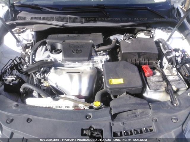 4T4BF1FKXFR466706 - 2015 TOYOTA CAMRY LE/XLE/SE/XSE WHITE photo 10