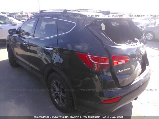 5XYZU3LB3EG126123 - 2014 HYUNDAI SANTA FE SPORT  BLACK photo 3