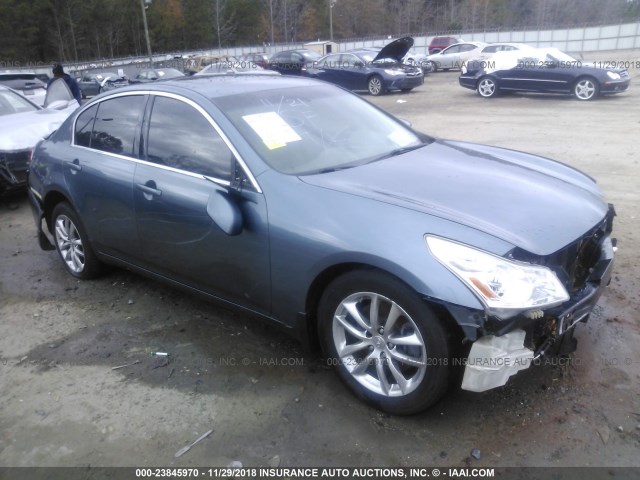 JNKCV61F19M361083 - 2009 INFINITI G37 BLUE photo 1