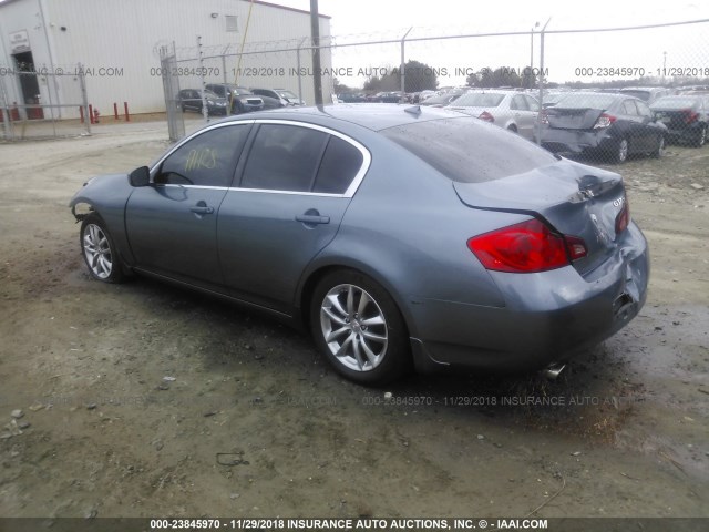 JNKCV61F19M361083 - 2009 INFINITI G37 BLUE photo 3