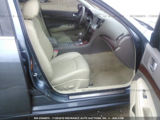 JNKCV61F19M361083 - 2009 INFINITI G37 BLUE photo 5