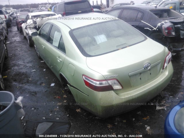 JTNBB46K973030475 - 2007 TOYOTA CAMRY NEW GENERAT HYBRID GREEN photo 3