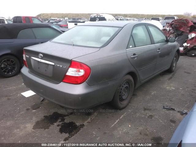 JTDBE32K130191541 - 2003 TOYOTA CAMRY LE/XLE 灰色 照片 4