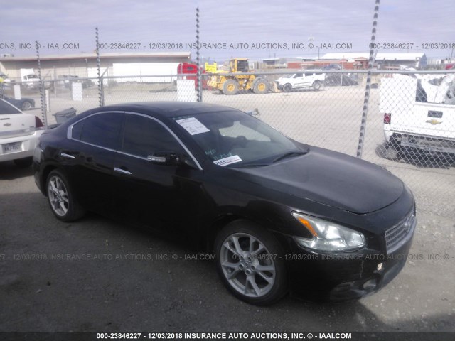 1N4AA5AP7DC829524 - 2013 NISSAN MAXIMA S/SV BLACK photo 1