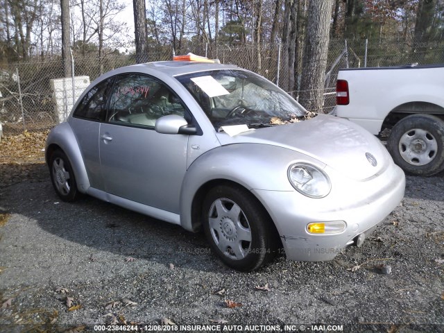 3VWDC21C51M416523 - 2001 VOLKSWAGEN NEW BEETLE GLX SILVER photo 1